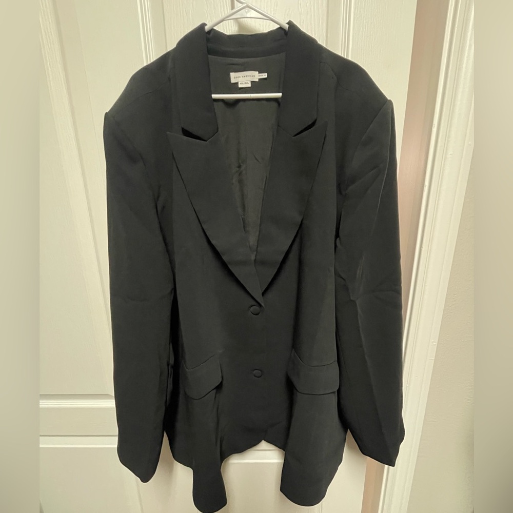 Good American Classic Black Blazer